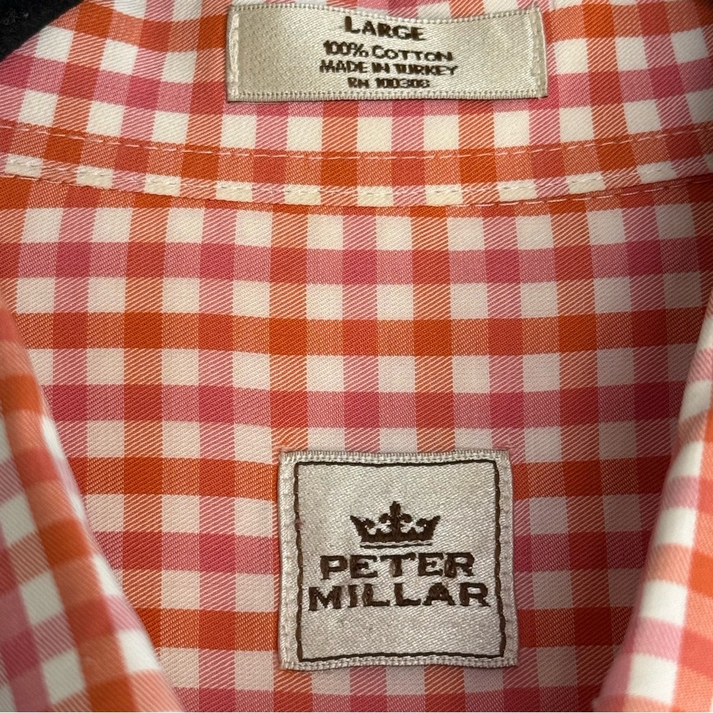 Peter Millar Crown Cotton Gingham Button Down Shi… - image 6